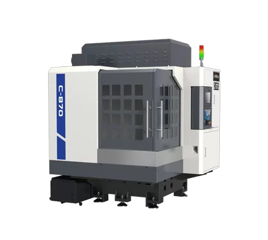 Centre C-870 de gravure de précision à haute vitesse à tête unique