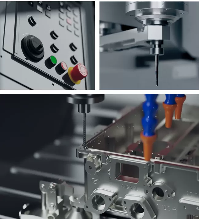 Caractéristiques du centre d'usinage vertical